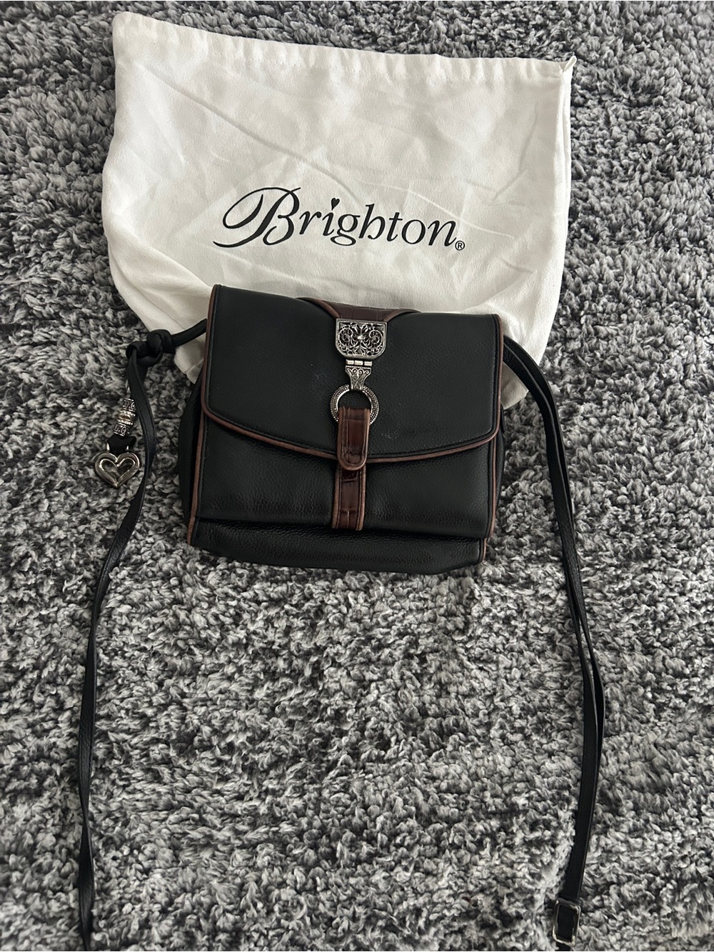 Brighton Nepal Organizer Wallet On A Chain Crossbody Purse